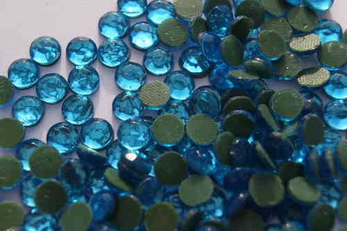 1000 Strass Thermocollant (ss6) Bleu Turquoise