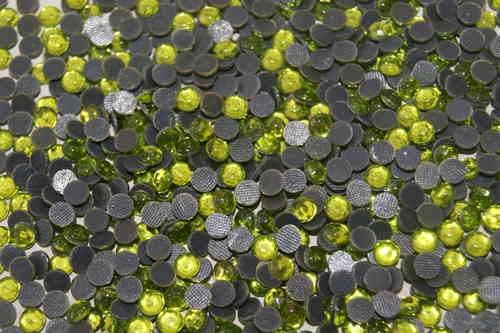1000 Strass Thermocollant (ss6) Vert Clair